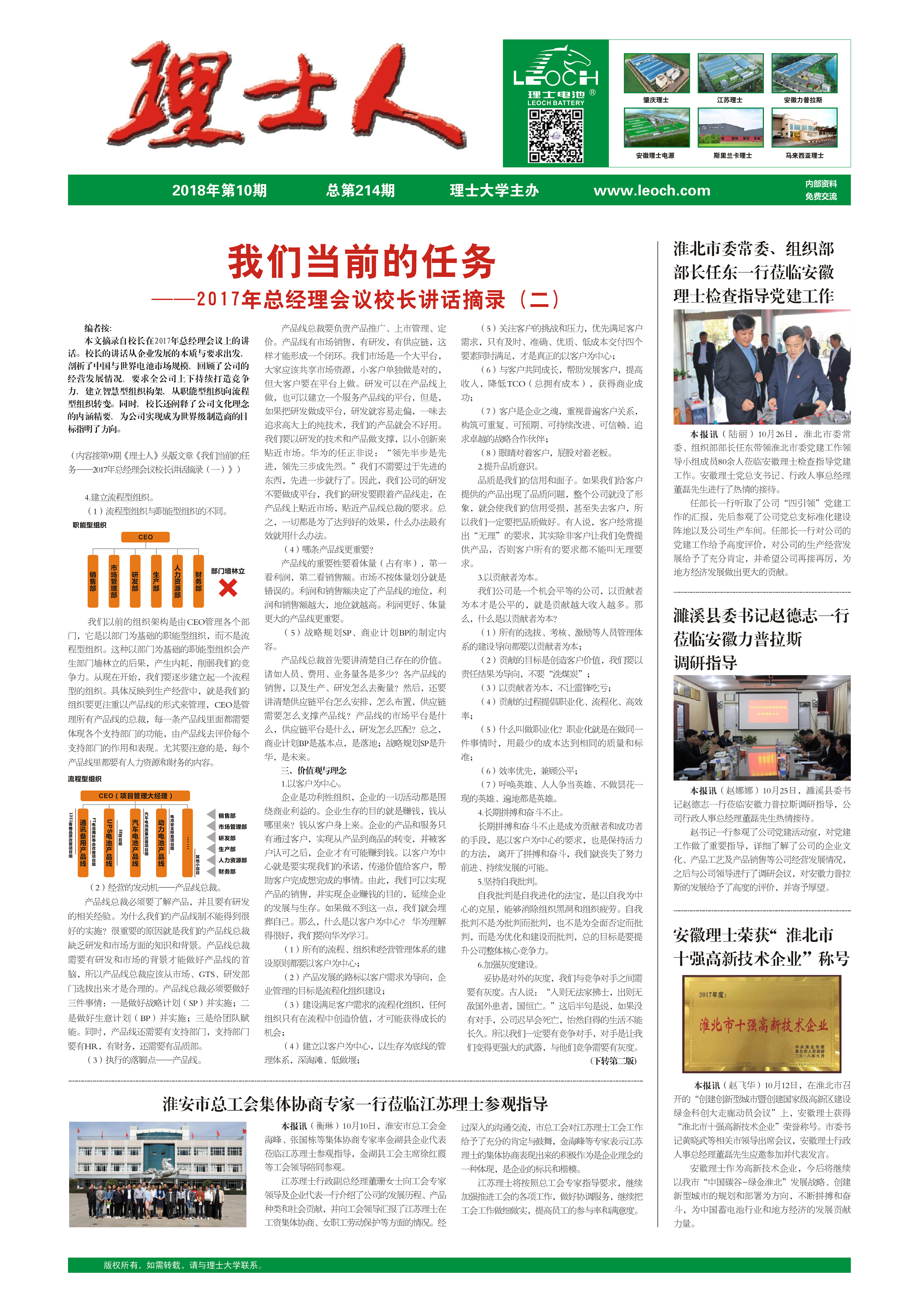第10期《理士人》